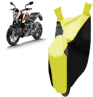 

Oren Tech Two Wheeler Cover for KTM(Duke 200, Yellow, Black)