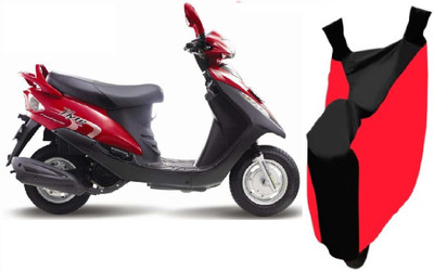 

Bombax Two Wheeler Cover for Kinetic(Flyte, Red, Black)