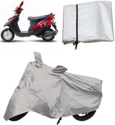 

Stylobby Two Wheeler Cover for Mahindra(Flyte, Silver)