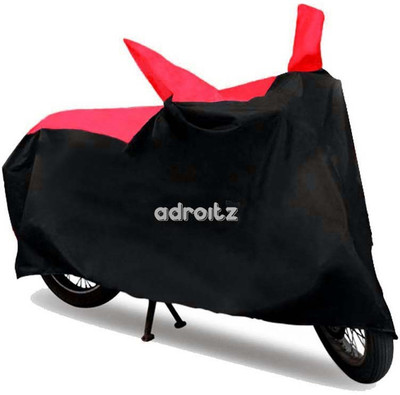 

AdroitZ Two Wheeler Cover for Mahindra(Centuro, Black, Red)