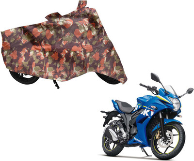 AUTO PEARL Two Wheeler Cover for Suzuki(Gixxer SF, Multicolor)