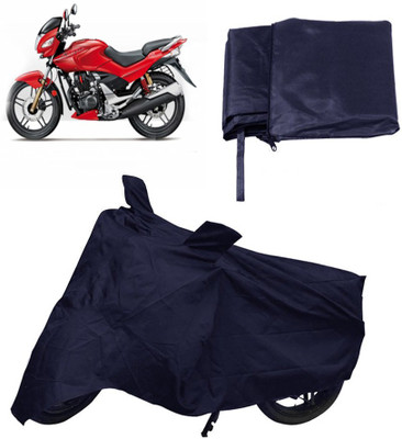 

Capeshoppers Two Wheeler Cover for Hero(Blue)