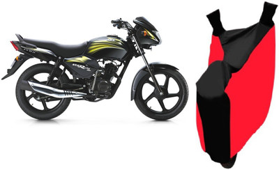 

Techmaster Two Wheeler Cover for TVS(Star City, Red, Black)