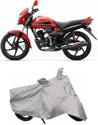 

Aicc Two Wheeler Cover for Honda(Dream Yuga, Silver)