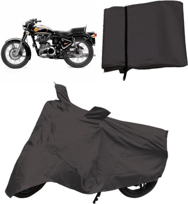 

Capeshoppers Two Wheeler Cover for Royal Enfield(Grey)