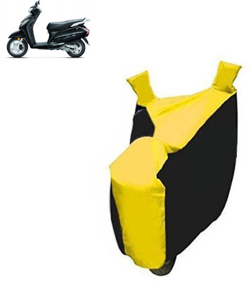 

Next Zone Two Wheeler Cover for Honda(Activa, Yellow, Black)