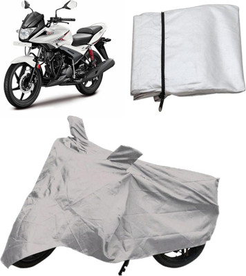 

Capeshoppers Two Wheeler Cover for Hero(Silver)