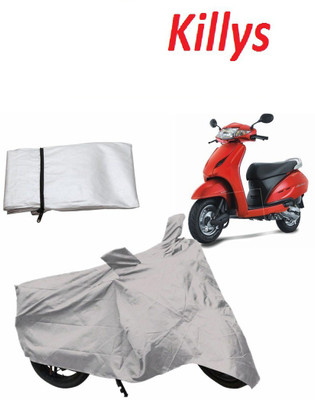 

Killys Two Wheeler Cover for Honda(Activa 125, Silver)