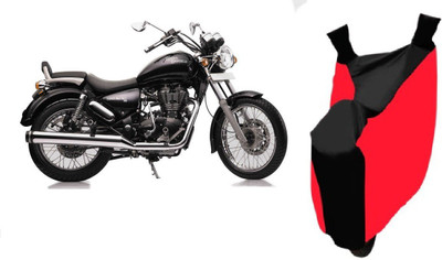 

Bombax Two Wheeler Cover for Royal Enfield(Thunderbird 500, Red, Black)