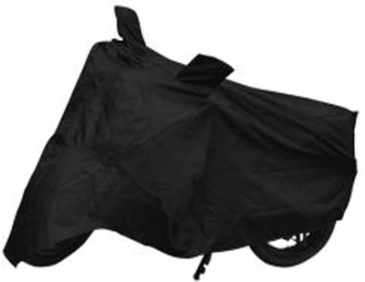 CapeShoppers Two Wheeler Cover for Bajaj(Discover 125 DTS-i, Black)