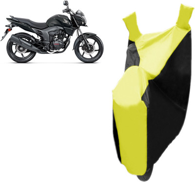

Red Silk Two Wheeler Cover for Honda(Trigger, Yellow, Black)