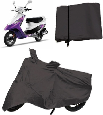

Capeshoppers Two Wheeler Cover for TVS(Grey)