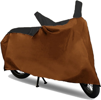 

GoldCartz Two Wheeler Cover for Hero(Splendor NXG, Black, Brown)