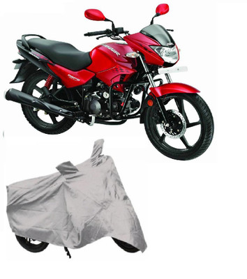 

ACCESSOREEZ Two Wheeler Cover for Hero(Glamour, Silver)