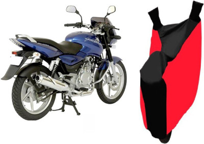 HD Eagle Two Wheeler Cover for Bajaj(Pulsar 150, Red, Black)