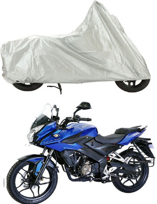 

Creative Via Two Wheeler Cover for Bajaj(Pulsar, Silver)