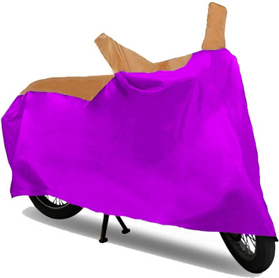 AUTOKIT Two Wheeler Cover for Bajaj(Pulsar 150 DTS-i, Brown, Purple)