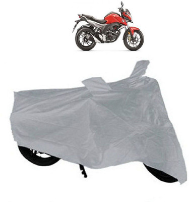 

Voibu Two Wheeler Cover for Yamaha(FZ, Silver)