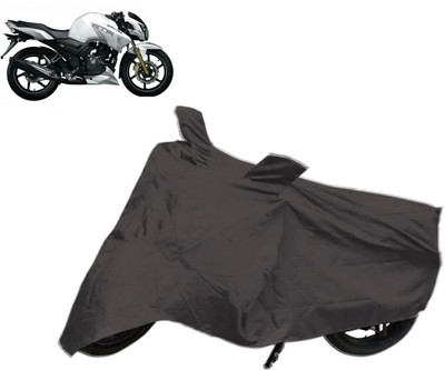 

AutoKit Two Wheeler Cover for TVS(Apache RTR 180, Black)