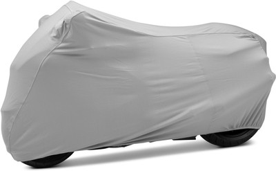 Deeshika Two Wheeler Cover for Bajaj(Pulsar 220 DTS-i, Silver)