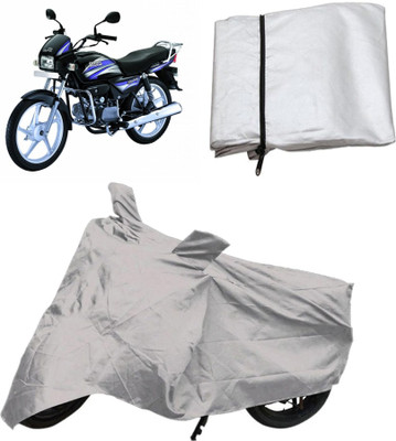 

Capeshoppers Two Wheeler Cover for Hero(Silver)