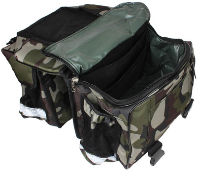 

Auto Hub Double-side Multicolor Fabric Motorbike Saddlebag(36 L)