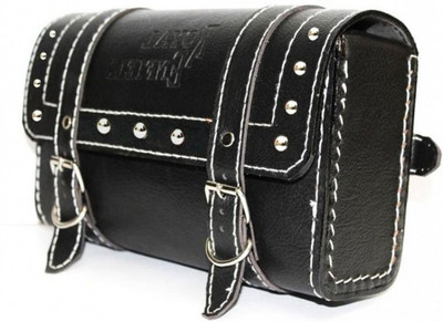 

Auto Hub One-side Multicolor Leatherette Motorbike Saddlebag(3 L)