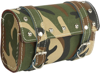 

One-Stop-Shop One-side Multicolor Leatherette Motorbike Saddlebag(1 L)