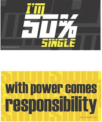 

ROVER Motorcycle Tank Sticker(Pack of 2)