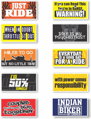 Rover Motorcycle Tank Sticker(Pack of 10)