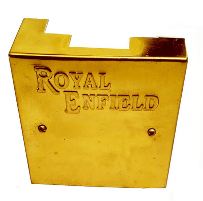 

Zadon BRASS BATTERY BOX COVER FOR ROYAL ENFILED BULLET Motorcycle Design Sticker(Pack of 1)