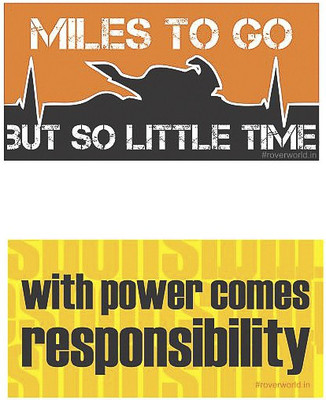 

ROVER Motorcycle Tank Sticker(Pack of 2)