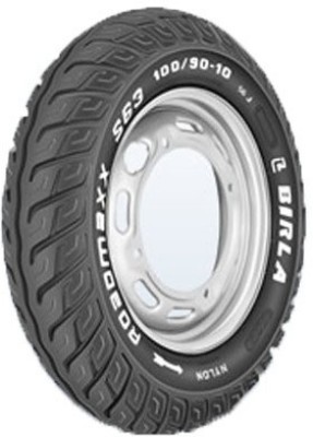 

Birla (56J) S-63 100/90-10 Front & Rear Tyre(Dual Sport, Tube)