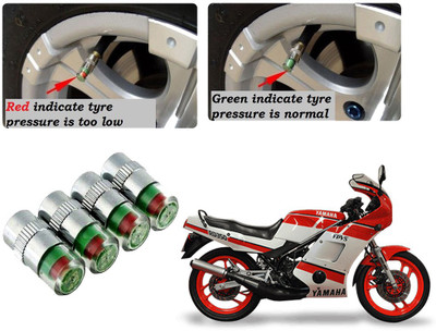AUTO PEARL Iron Tyre Valve Cap for Bike(Round)