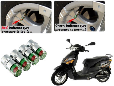 AUTO PEARL Brass Tyre Valve Cap for Car(Cylinder)