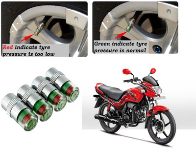 AUTO PEARL Brass Tyre Valve Cap for Car(Cylinder)