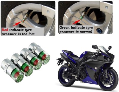 AUTO PEARL Brass Tyre Valve Cap for Bike(Cylinder)