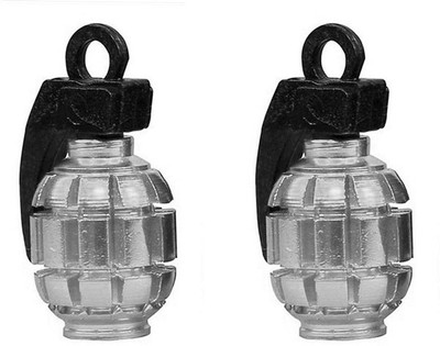 

Speedwav Steel Tyre Valve Cap for Car(Grenade)