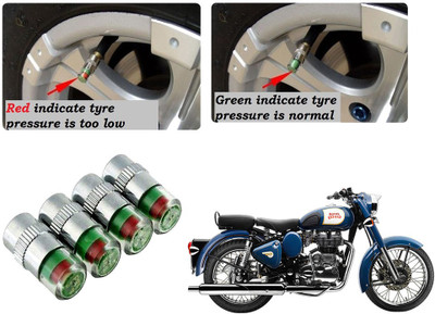 AUTO PEARL Brass Tyre Valve Cap for Bike(Cylinder)