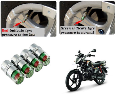 AUTO PEARL Brass Tyre Valve Cap for Car(Cylinder)