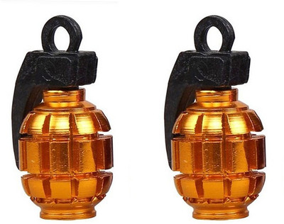 

Speedwav Steel Tyre Valve Cap for Car(Grenade)