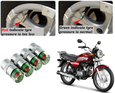 AUTO PEARL Brass Tyre Valve Cap for Car(Cylinder)