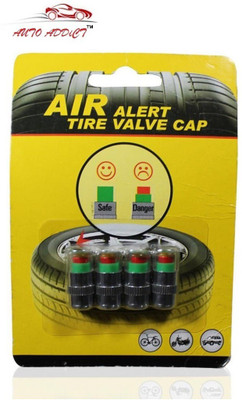 AuTO ADDiCT Iron Tyre Valve Cap for Car(Cylinder)