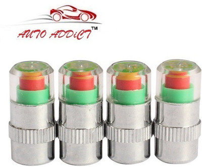 AuTO ADDiCT Iron Tyre Valve Cap for Car(Cylinder)