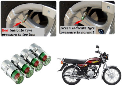 AUTO PEARL Brass Tyre Valve Cap for Bike(Cylinder)