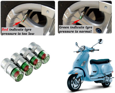 AUTO PEARL Brass Tyre Valve Cap for Car(Cylinder)