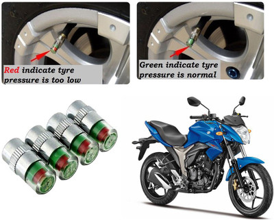 AUTO PEARL Brass Tyre Valve Cap for Car(Cylinder)