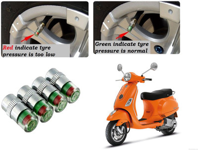 AUTO PEARL Brass Tyre Valve Cap for Car(Cylinder)