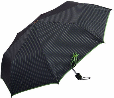 

Elephant Brand 3 Fold Reva Umbrella(Black, Green)