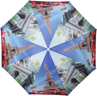 

FabSeasons Paris City Print Umbrella(Multicolor)